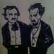 Illustration for article titled How we drew Hellboy hanging out with Edgar Allan Poe at a bar